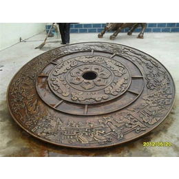 工艺精湛(在线咨询)-格尔木铜井盖-三维立体铜井盖设计定制