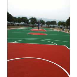 长坡镇球场地面-亿冠体育-塑胶篮球场地面